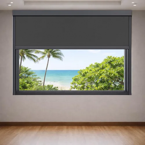 Vista 26 de ZSHINE Persianas enrollables motorizadas para patio al aire libre