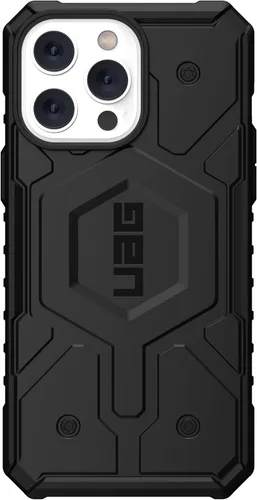 Vista 3 de URBAN ARMOR GEAR UAG - Funda protectora diseñada para iPhone 14 Pro Max, color negro de 6.7 pulgadas, Pathfinder con imán integrado, compatible