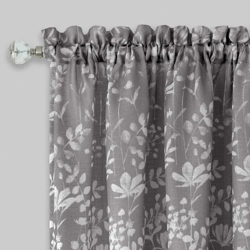 Vista 3 de Achim Home Furnishings Charlotte - Panel de bolsillo para cortinero, 52x84, color gris