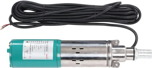 Vista 9 de DC12V 220W Bomba de pozo sumergible solar de acero inoxidable cepillado bomba de tornillo alta elevación 98.4 ft para riego agrícola