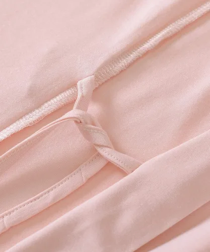 Vista 5 de Latuza Conjunto de camisón y bata de lactancia de viscosa para mujer