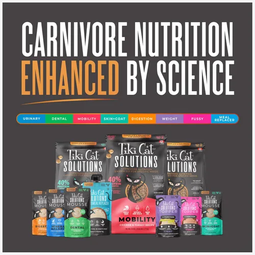 Vista 9 de Tiki Cat Born Carnivore - Alimento seco para gatos de peso óptimo, Turquía, bolsa de 2.8 libras