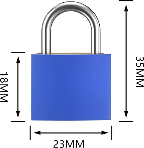 Vista 3 de 5 cerraduras de maleta con llaves, candado pequeño con llave, candados para equipaje, mini candado con llave para bolsas de viaje, casillero