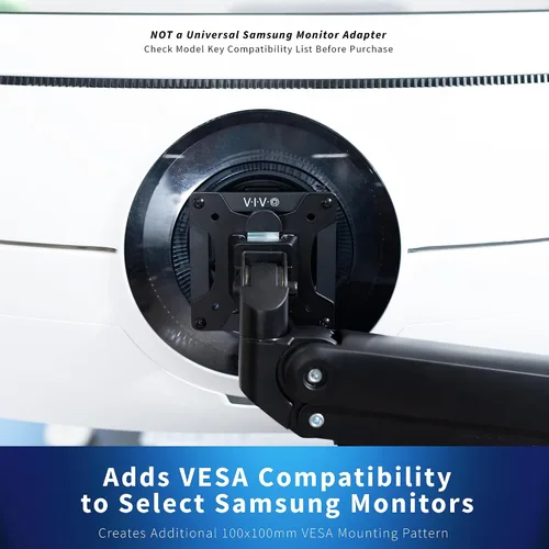 Vista 6 de VIVO Placa Adaptadora VESA de Receso Profundo Diseñada para Monitores Samsung Odyssey Neo G9, G95NA, y Odyssey G9, VESA 100x100, Montura-SG9