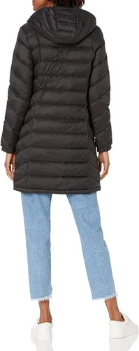 Vista 2 de Tommy Hilfiger Chaqueta de plumón acolchada con cheurón de longitud media para mujer