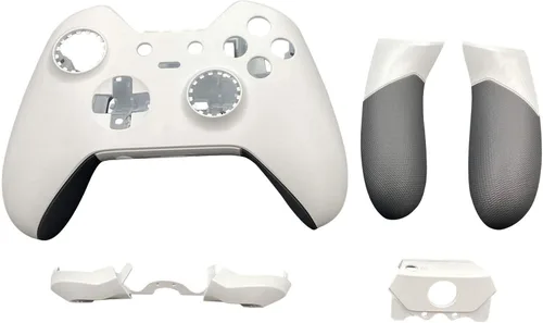 Vista 2 de Meijunter - Carcasa completa de repuesto para mando Xbox One Elite 1 serie (blanco)