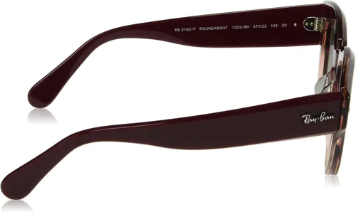 Vista 3 de Ray-Ban Gafas de sol redondas RB2192f Roundabout Low Bridge Fit para mujer