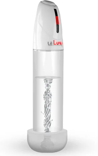 Vista 14 de LeLuv Bomba de vacío masculina iPump programable automática negra que registra tu nivel de vacío con cilindro transparente de 8 pulgadas de longitud