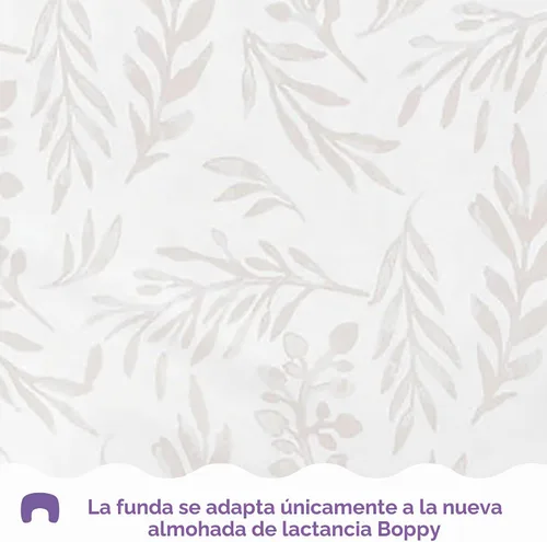 Vista 5 de Funda para Almohada de Lactancia Boppy - Suave, Lavable y Hipoalergénica de Microfibra para Almohada de Bibernón y Lactancia