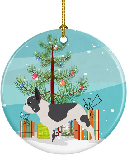 Vista 49 de Caroline's Treasures Cavalier King Charles Spaniel - Adorno de cerámica para árbol de Navidad, decoración colgante para el hogar, Navidad, fiestas