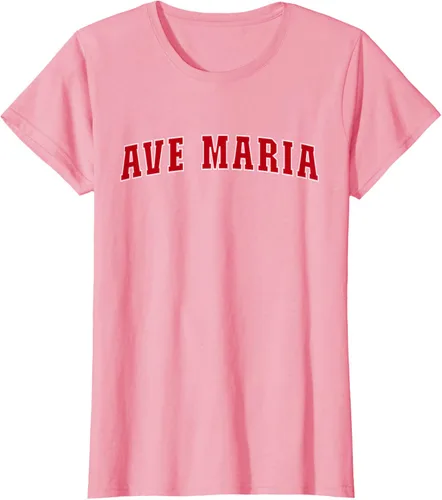 Vista 11 de Ave Maria FL Florida - Camiseta, Negro