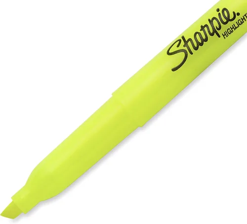 Vista 4 de Sharpie Resaltadores estilo bolsillo, punta de cincel, fluorescente surtidos, 24 unidades (6 paquetes de 4)