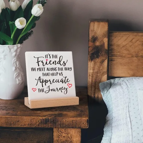 Vista 3 de Regalos de cumpleaños de amistad para mejores amigos, mejores amigos, mejores amigos, regalos de agradecimiento para el trabajo, hermana, mejor