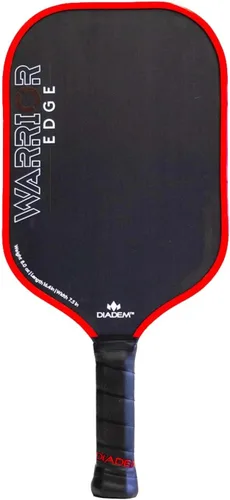 Vista 11 de Diadem Warrior Edge - Paletas de pickleball Cara de carbono grabado para máximo giro, protector aerodinámico de 16mm, agarre Comfort Max, núcleo