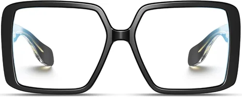 Vista 12 de VISOONE Gafas de bloqueo de luz azul TR90 de gran tamaño, accesorios de moda, sin receta para mujeres, Harvard