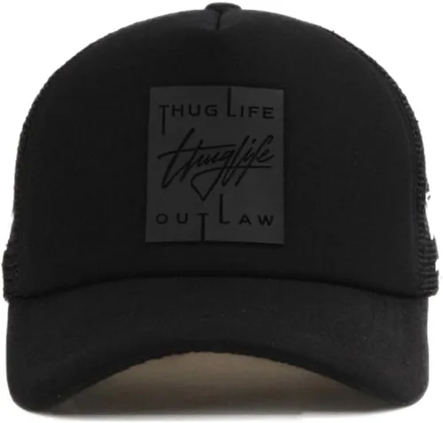 Vista 2 de Thuglife Rubber Box Patch Sport Outdoor Kpop Mesh Baseball Cap Foam Trucker Hat