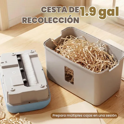 Vista 6 de Mxmoonant Máquina trituradora de papel arrugado eléctrico para relleno