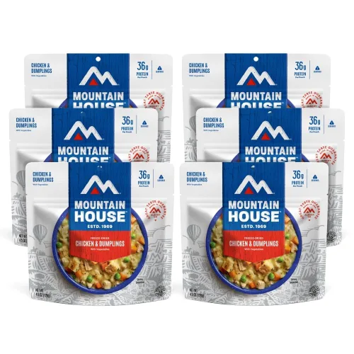 Vista 25 de Mountain House Lasaña de ternera liofilizada para acampar, 12 porciones, vida útil de 30 años