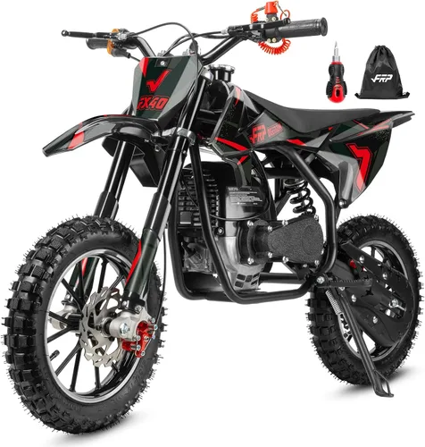 Vista 20 de FRP FX40 - Bicicleta de motocross a gas para adolescentes, 40 cc, 4 tiempos Púrpura