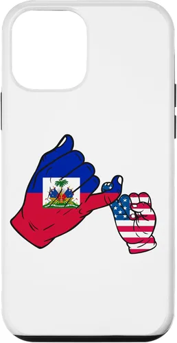 Vista 12 de iPhone XR Parent and child Haiti USA family Case