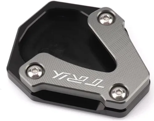Vista 13 de Motorcycle Kickstand Extension Pad for Benelli TRK502 TRK 502 2020 2021 Foot Side Stand Support Plate Enlarger (Color : B Black)