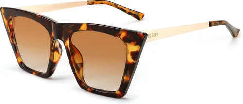 Vista 9 de FEISEDY Gafas de sol de lectura para mujer, gafas de sol con lector de ojo de gato de moda para hombres B4120