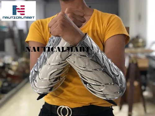 Vista 6 de Nautical-Mart Lady Cuirass - Traje de armadura de pecho con correa para brazo y pierna