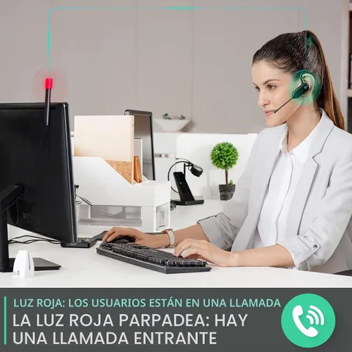Vista 2 de Yealink Indicador Busylight BLT60 para auriculares DECT WH62 WH63 E2 WH64