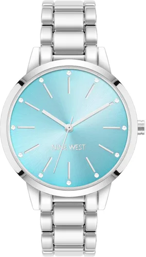 Vista 4 de Nine West Reloj de pulsera con detalles de cristal para mujer