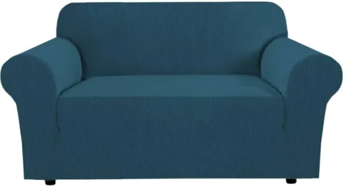 Vista 94 de H.VERSAILTEX Funda elástica para sofá, fundas suaves para muebles de 3 cojines, con tela jacquard gruesa a cuadros con parte inferior elástica, sofá
