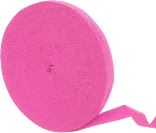 Vista 55 de uxcell Cinta de sarga de algodón de 50 yardas, cinta de espiga de 3/8 pulgadas para coser ropa, manualidades (azul)