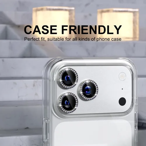 Vista 11 de Choiche Compatible para iPhone 16 Pro/iPhone 16 Pro Max Protector de Lente de Cámara, Vidrio Templado 9H Protector de Pantalla de Cubierta de Cámara