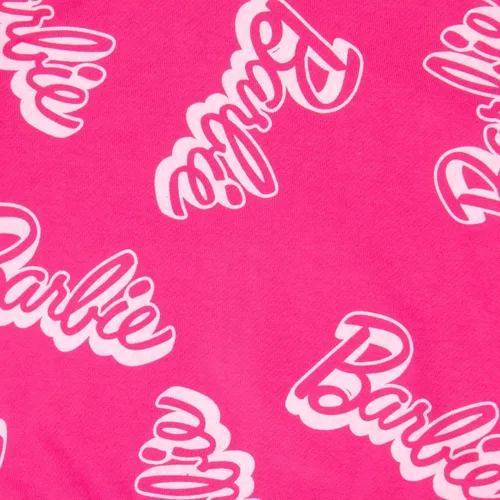 Vista 3 de Barbie Sudadera con capucha y cremallera para niñas con logotipo cursivo