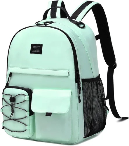 Vista 9 de Lohol - Mochila casual para hombres y mujeres, elegante mochila con compartimento para portátil de 15 pulgadas para la escuela, el trabajo