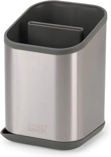 Vista 2 de Joseph Joseph Duo - Escurridor de cubiertos de acero inoxidable, organizador de utensilios de cocina