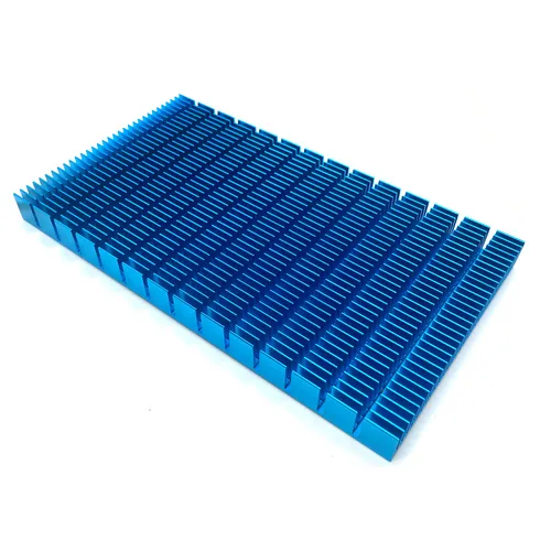 Vista 4 de Tono azul de aluminio del ventilador 492.1x278.9x39.4 ft m del disipador de calor del disipador de calor