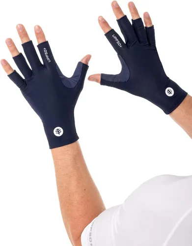 Vista 10 de Coolibar Guantes multideporte - Protección solar UPF 50+ - MaxShield Negro