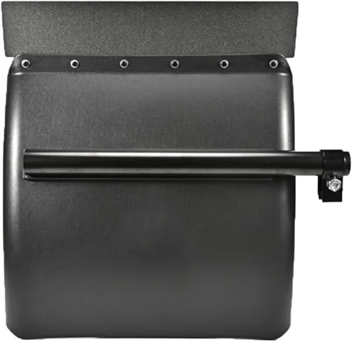 Vista 3 de Juego de 2 guardabarros de cuarto de polietileno para semircamión, guardabarros de plástico negro de 24 x 24 pulgadas con accesorios de montaje