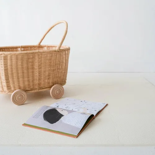 Vista 8 de 3 Sprouts Tapete de juego de espuma para bebé, azulejos de espuma suave para niños con alfombrillas de rompecabezas entrelazadas para sala