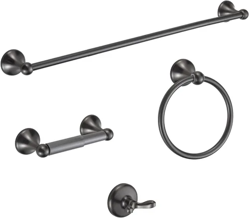 Vista 12 de BGL Juego de Herrajes de Baño de Níquel Cepillado Ajustables Expandibles Barras para Toallas de Baño Juego de Accesorios de Baño Toalleros 8 Piezas