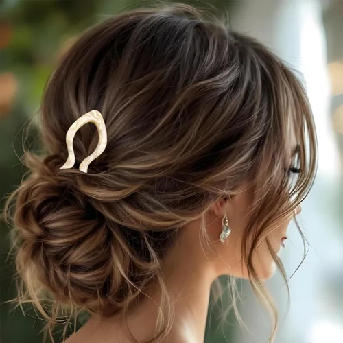 Vista 3 de 4 horquillas para el cabello para mujer, horquilla francesa en forma de U, horquilla francesa para el cabello, accesorios elegantes para el cabello