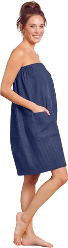 Vista 3 de Women's Bath Wrap - Waffle Weaved Spa Wrap for Women - Comfortable & Adjustable - Absorbent & Quick Dry - Lightweight & Soft