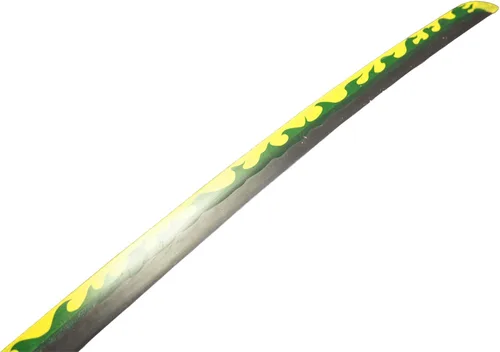 Vista 2 de Espada de anime Roronoa Zoro de metal Enma Yama Samurai real de 41 pulgadas para cosplay (1 espada por pedido)