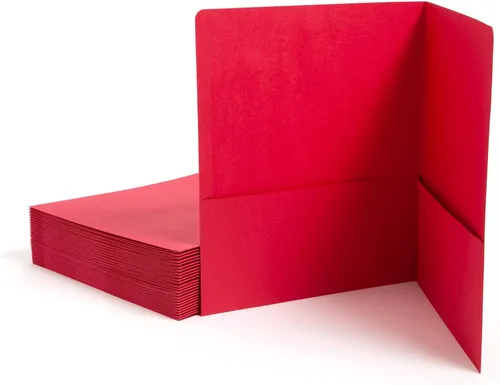 Vista 14 de Smead 87850 - Carpeta de 2 bolsillos con peso pesado, hasta 100 hojas, tamaño carta, colores surtidos, 25 por caja