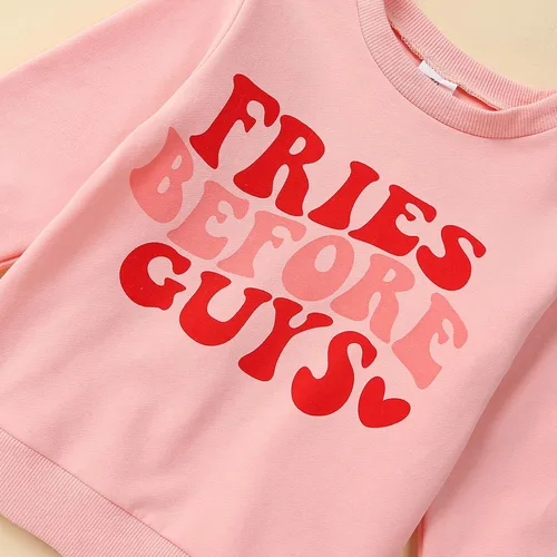 Vista 35 de Sudadera con cuello redondo para el día de San Valentín para bebé, niña, niño, para el día de San Valentín