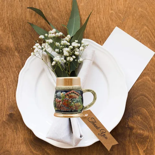 Vista 4 de Imán de cocina Oktoberfest Beer Stein para cosecha alemana