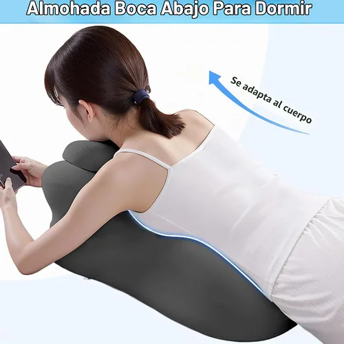 Vista 5 de Almohada de cuña para alivio del reflujo ácido, Almohada de cuña de cama para dormir, Almohada de pareja de 27 grados, Almohadas de elevación