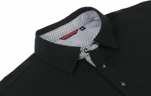 Vista 5 de Alex Vando Polo para hombre, manga corta, ajuste regular, diseño de moda