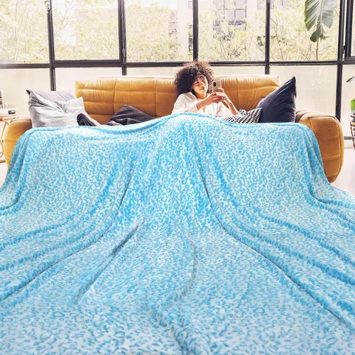 Vista 24 de ZHIKU Manta Cálida de Forro Polar Suave Mantas Manta de Tiro Ligera 40"x50
