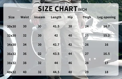 Vista 7 de solo soplo Pantalones tácticos para hombre, repelentes al agua, pantalones cargo para combate, senderismo, supervivencia al aire libre, camping